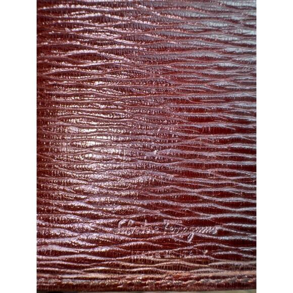 Salvatore Ferragamo Women's Long Wallet Bifold Leather Brown - Picture 8 of 11
